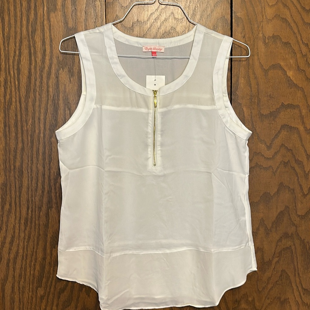 FINAL🔥🔥🔥NWT LADIES L ENGLISH LAUNDRY SLEEVELESS FLOWY TOP